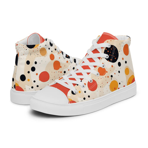 Playful Dot — Women’s Canvas High Top · Signature