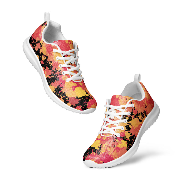 Cherry Blossom Athletic #1 - Top Down View | HA!LO Canvas Sneakers