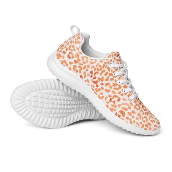 HA!LO Peach Leopard — Men's Canvas Athletic Sneaker