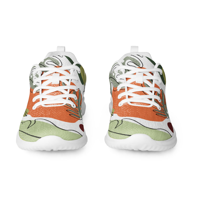 Tropical Fruit Athletic #10 - Front View | HA!LO Canvas Sneakers