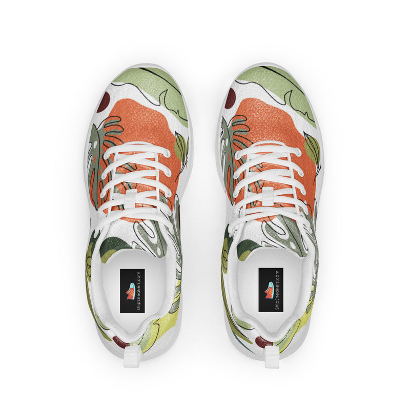 Tropical Fruit Athletic #10 - Back View | HA!LO Canvas Sneakers