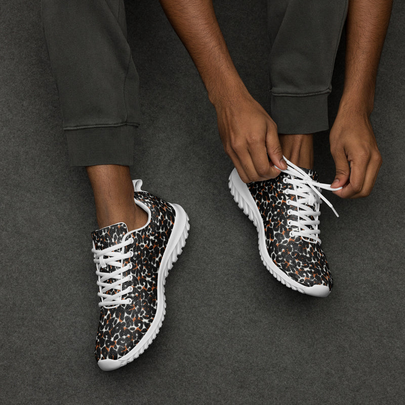 Dark Ditsy Floral Athletic #12 - Opposite Side | HA!LO Canvas Sneakers