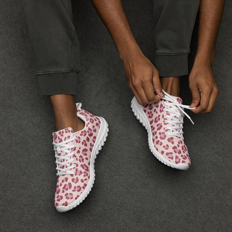 Rose Leopard Athletic #23 - Opposite Side | HA!LO Canvas Sneakers