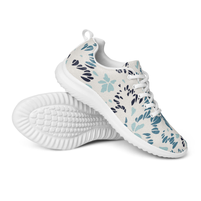 Blue Botanical Athletic #27 - Canvas High Top Sneakers | HA!LO