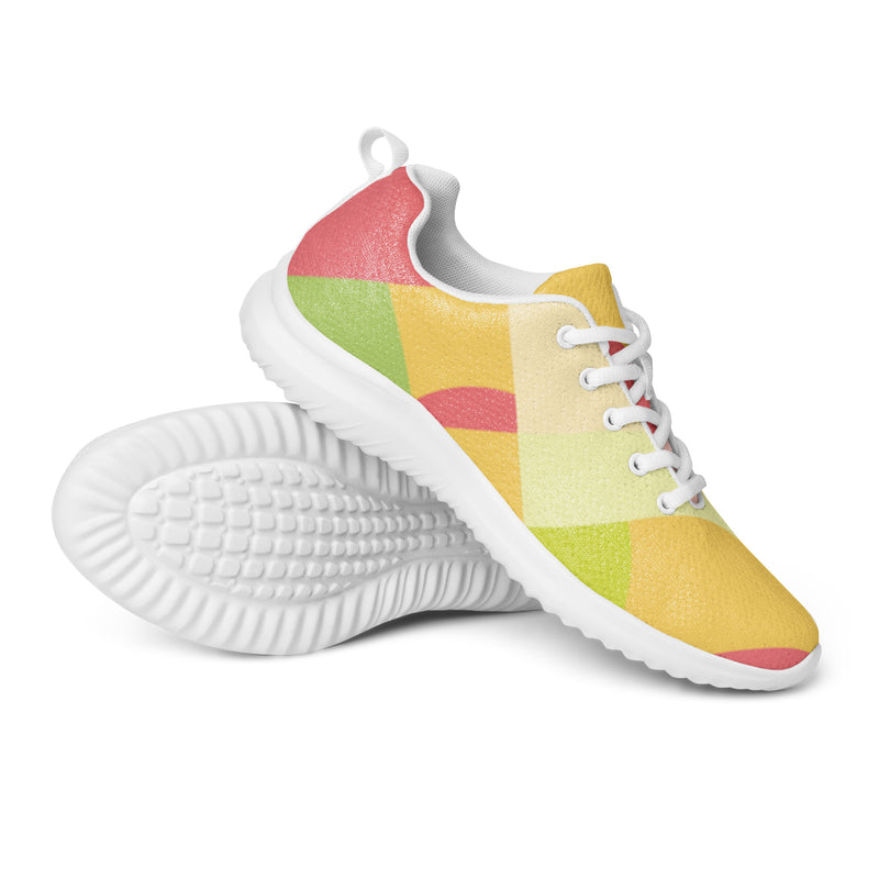 Sunset Gradient Athletic #28 - Canvas High Top Sneakers | HA!LO