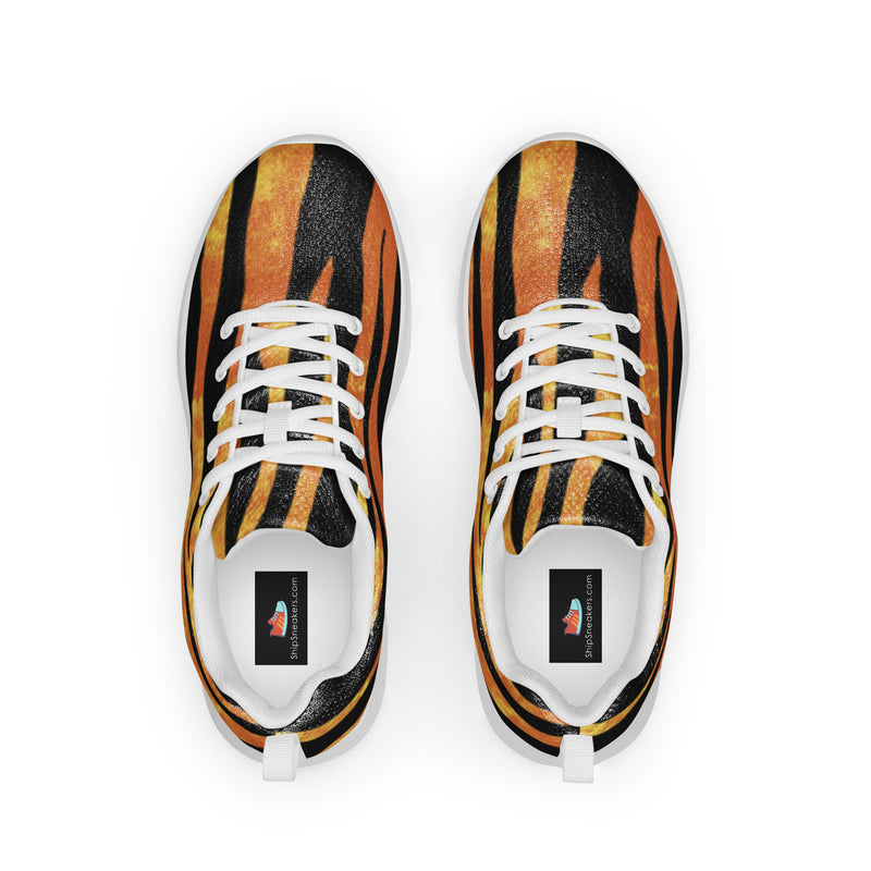 Bengal Tiger Athletic #34 - Back View | HA!LO Canvas Sneakers