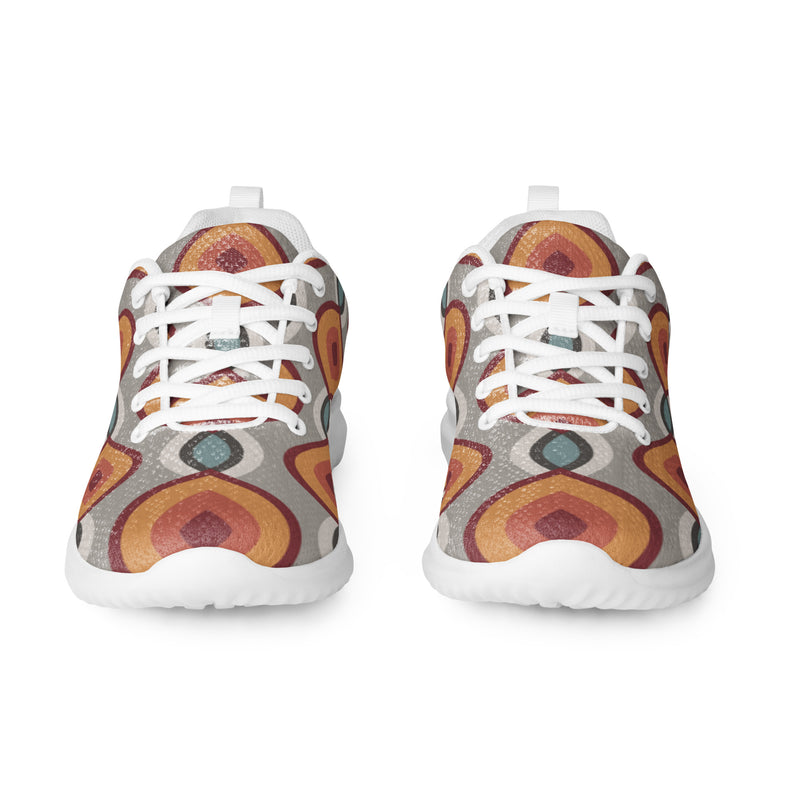 Retro Bubble Athletic #35 - Front View | HA!LO Canvas Sneakers
