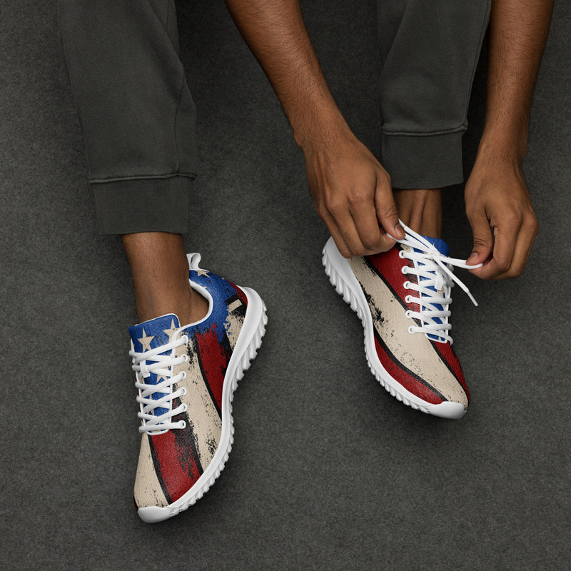 Vintage Americana Athletic #56 - Opposite Side | HA!LO Canvas Sneakers