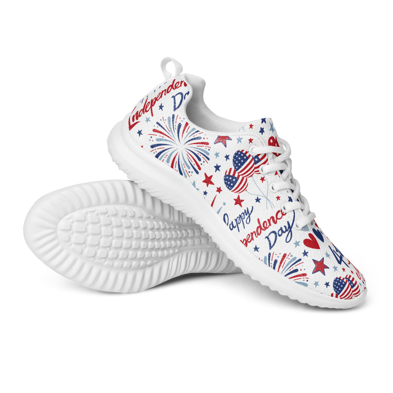 Patriotic Firework Athletic #69 - Canvas High Top Sneakers | HA!LO