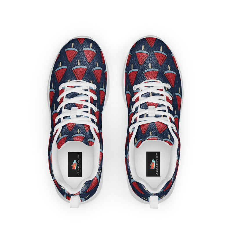 Card Suit Navy Athletic #72 - Back View | HA!LO Canvas Sneakers