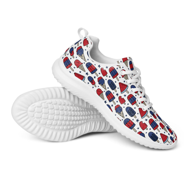 Navy Fruit Dot Athletic #74 - Canvas High Top Sneakers | HA!LO
