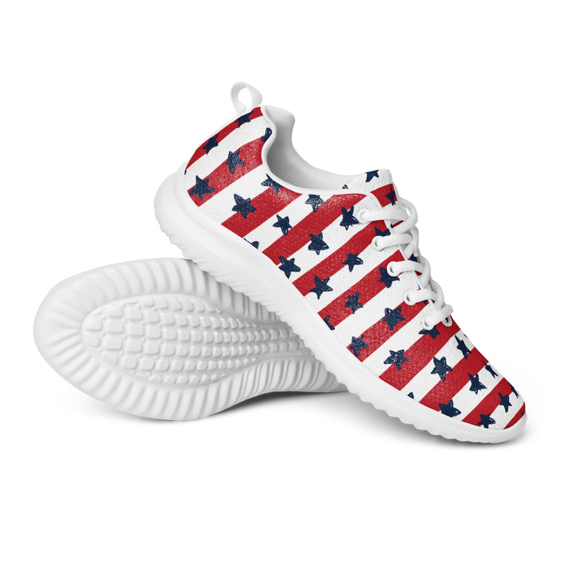 Candy Cane Stripe Athletic #75 - Canvas High Top Sneakers | HA!LO