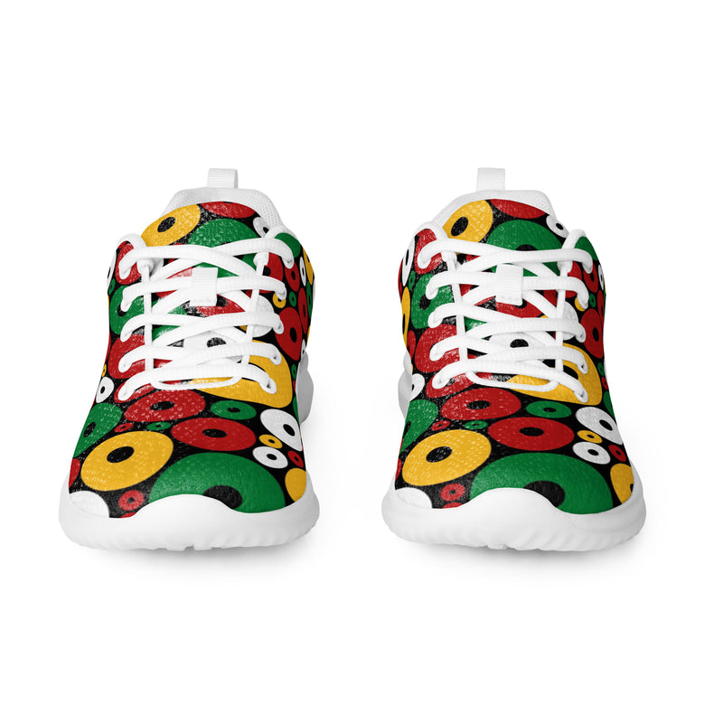 Christmas Ornament Athletic #81 - Front View | HA!LO Canvas Sneakers