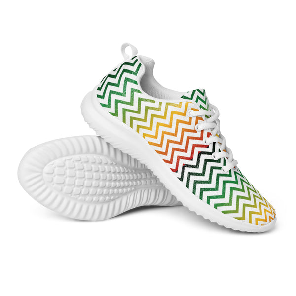 HA!LO Holiday Chevron — Men's Canvas Athletic Sneaker