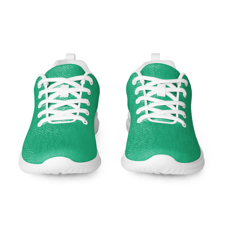 Emerald Solid Athletic #104 - Front View | HA!LO Canvas Sneakers