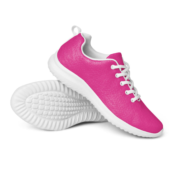 HA!LO Hot Pink Solid — Men's Canvas Athletic Sneaker