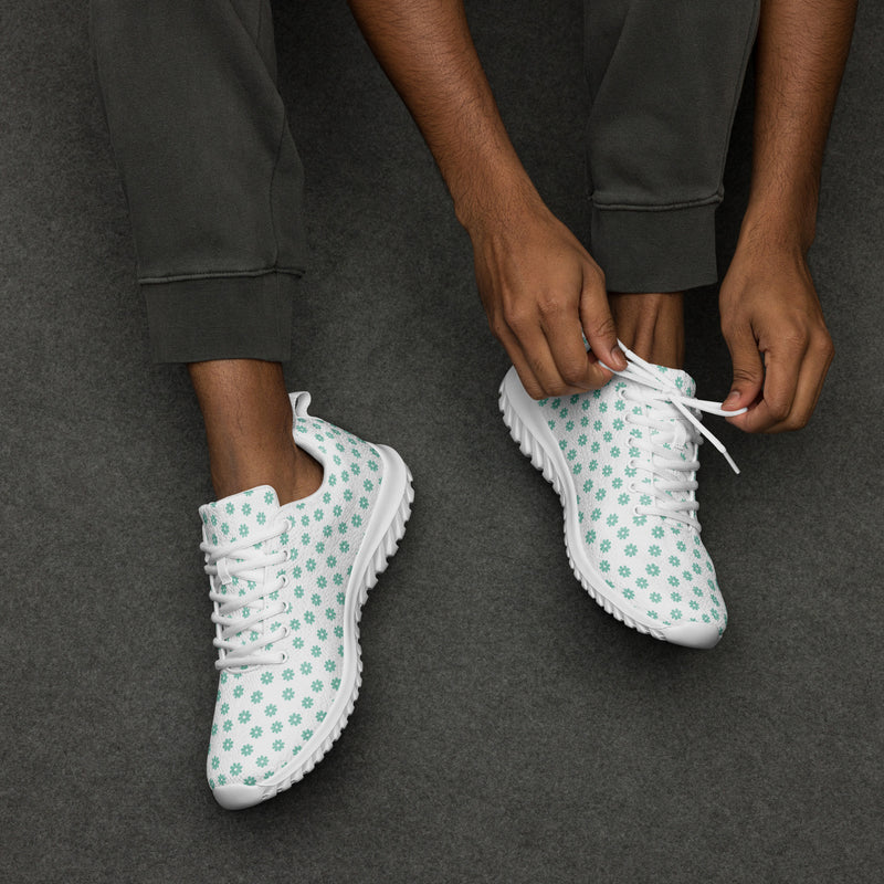 Mint Dot Small Athletic #115 - Opposite Side | HA!LO Canvas Sneakers