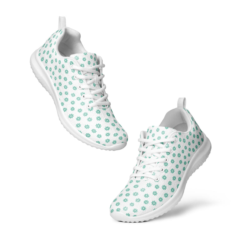 Mint Dot Small Athletic #115 - Top Down View | HA!LO Canvas Sneakers