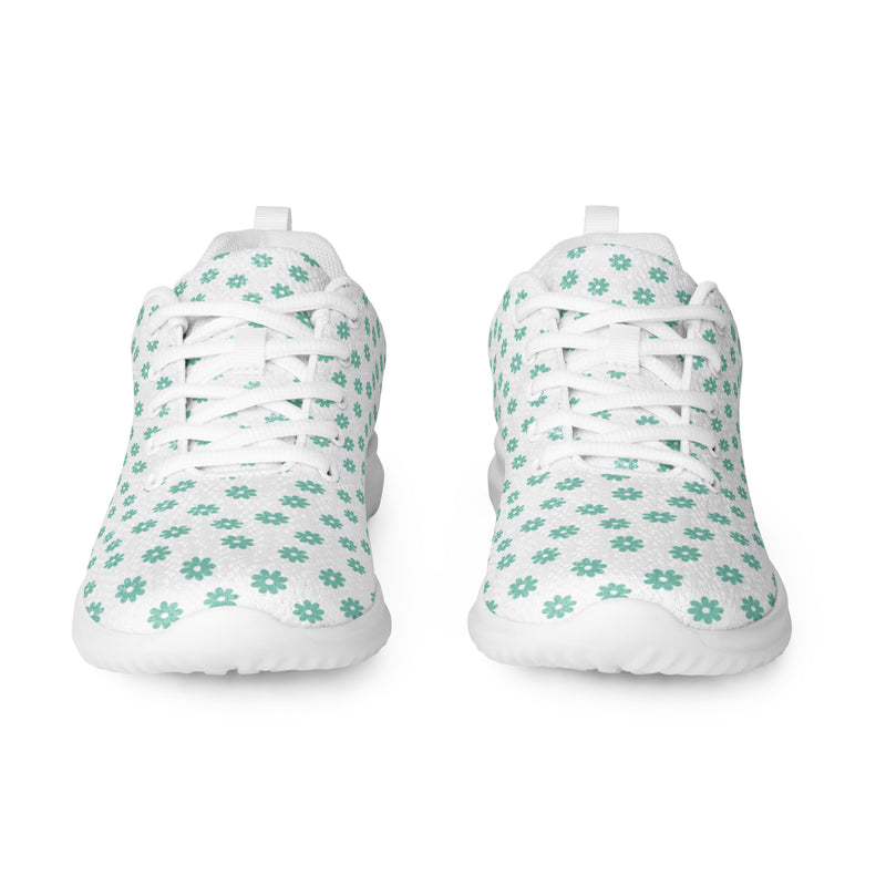 Mint Dot Small Athletic #115 - Front View | HA!LO Canvas Sneakers