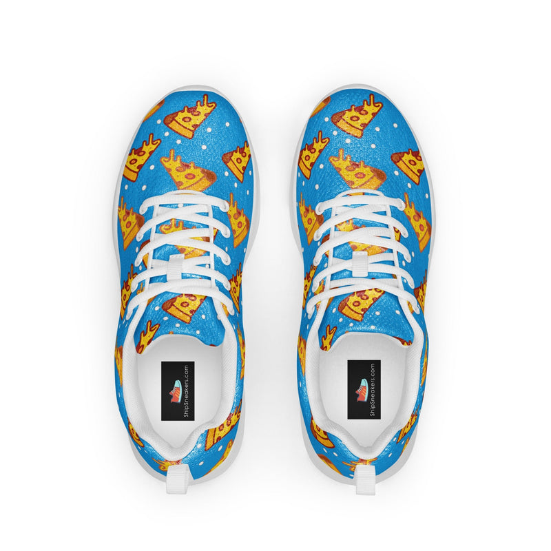 Blue Snack Athletic #125 - Back View | HA!LO Canvas Sneakers