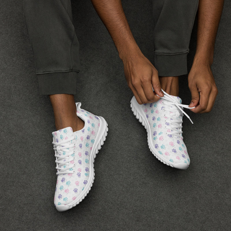 Rainbow Dot Athletic #132 - Opposite Side | HA!LO Canvas Sneakers