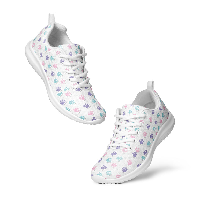 Rainbow Dot Athletic #132 - Top Down View | HA!LO Canvas Sneakers