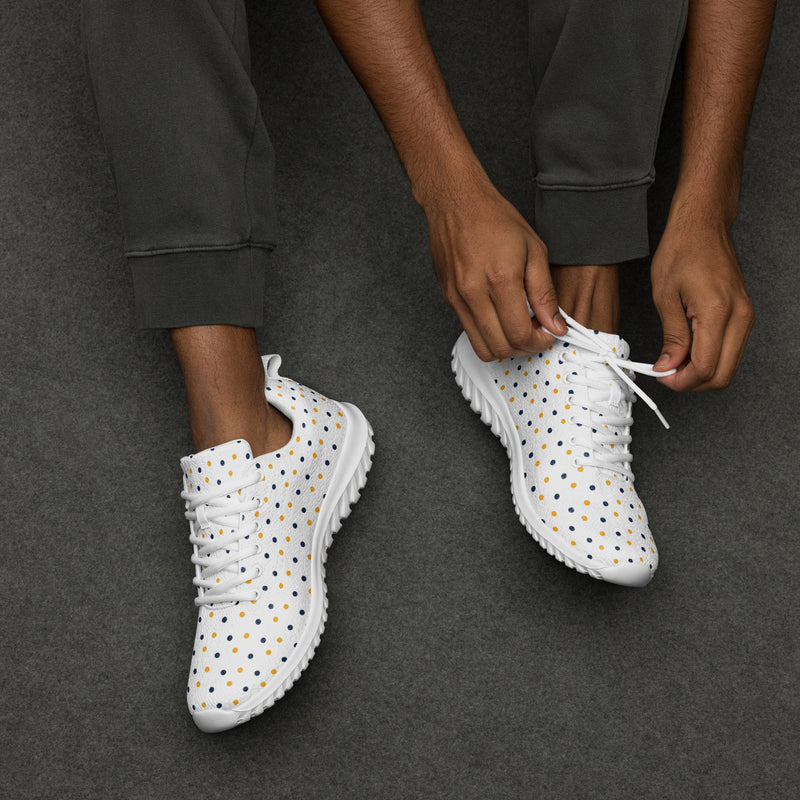Colorful Mini Dot Athletic #141 - Opposite Side | HA!LO Canvas Sneakers