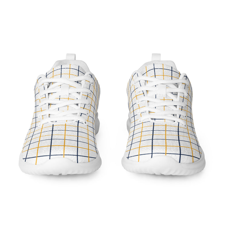 Pale Plaid Athletic #146 - Front View | HA!LO Canvas Sneakers