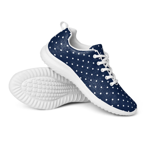 HA!LO Navy Star Dot — Men's Canvas Athletic Sneaker
