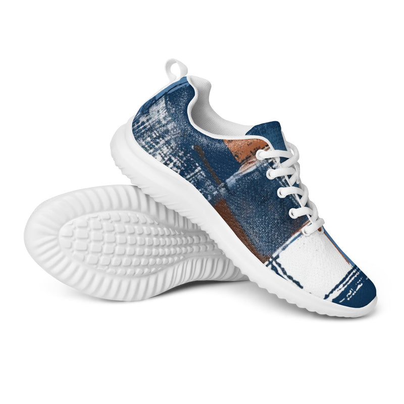 Dark Denim Patch Athletic #150 - Canvas High Top Sneakers | HA!LO