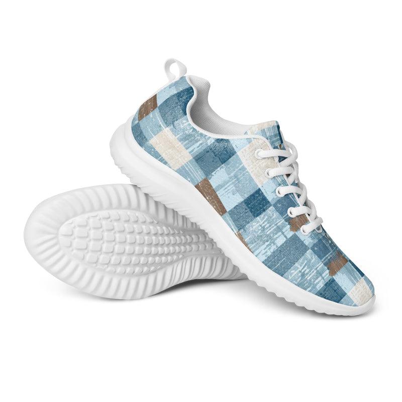 Sky Blue Block Athletic #153 - Canvas High Top Sneakers | HA!LO