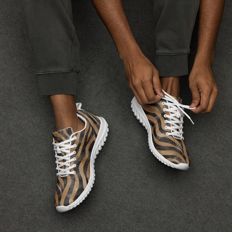 Tiger Stripe Athletic #168 - Opposite Side | HA!LO Canvas Sneakers