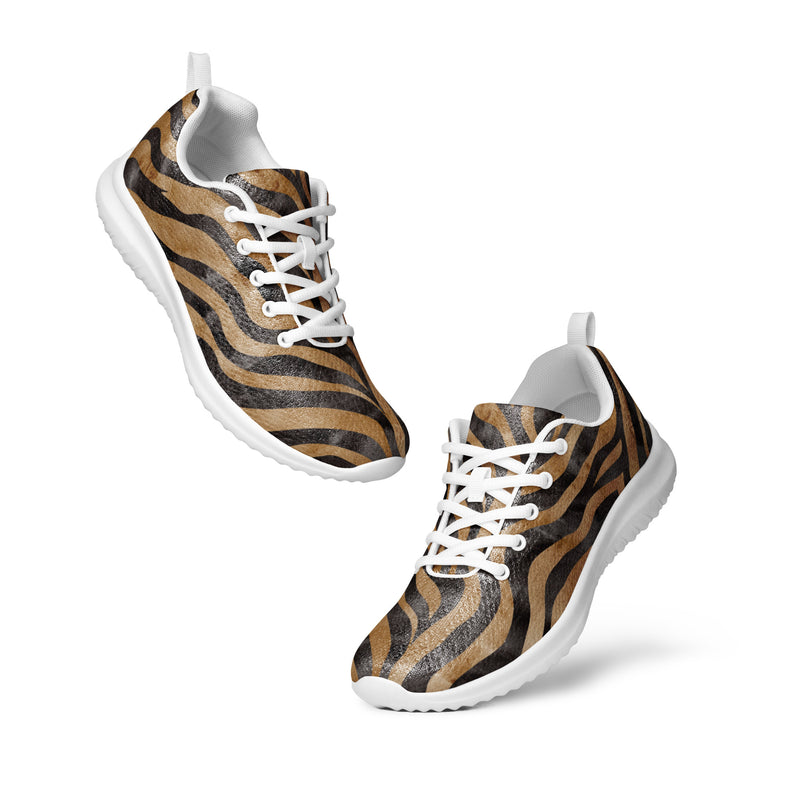 Tiger Stripe Athletic #168 - Top Down View | HA!LO Canvas Sneakers