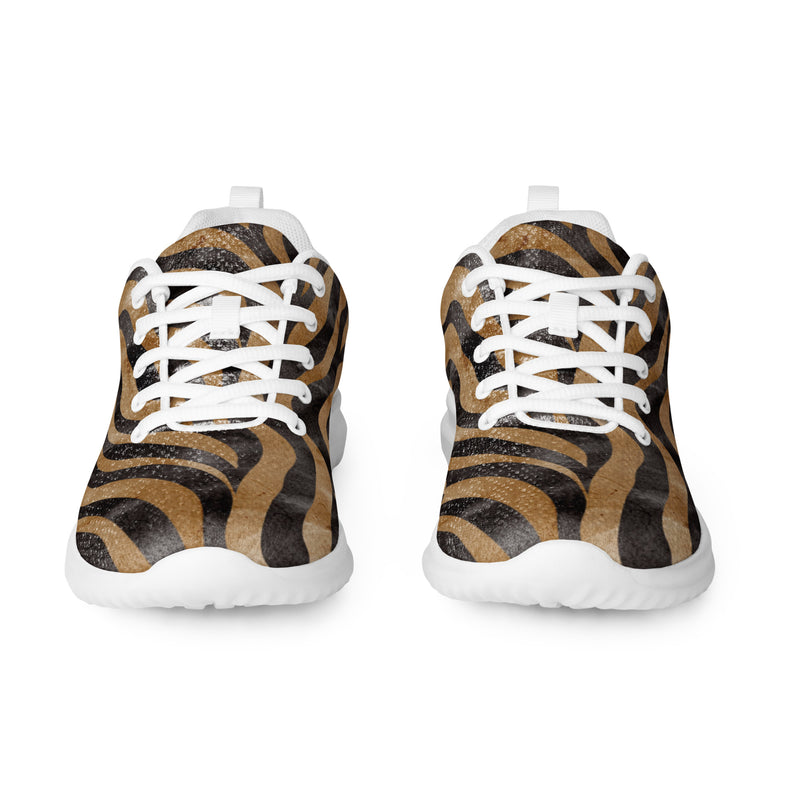 Tiger Stripe Athletic #168 - Front View | HA!LO Canvas Sneakers
