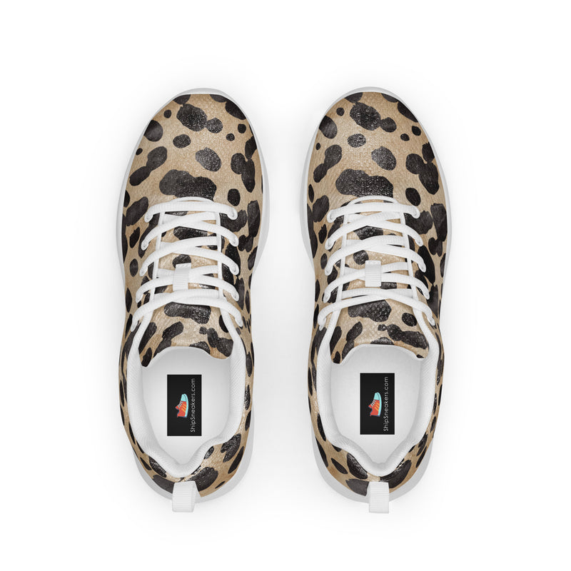 Cheetah Spot Athletic #169 - Back View | HA!LO Canvas Sneakers