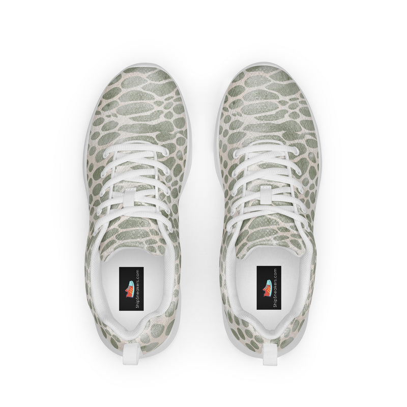 Safari Dot Athletic #172 - Back View | HA!LO Canvas Sneakers