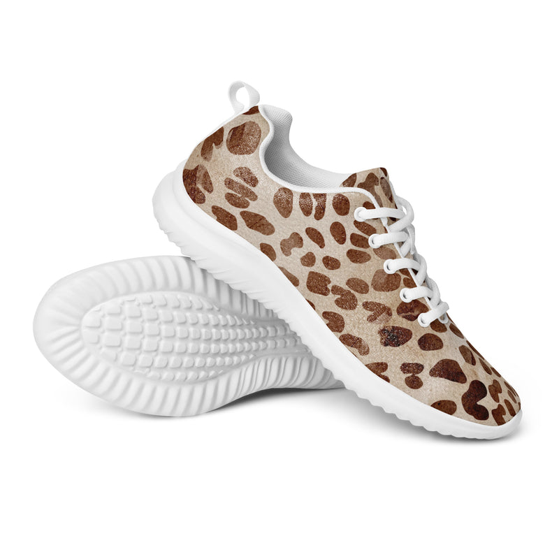 Leopard Print Athletic #173 - Canvas High Top Sneakers | HA!LO