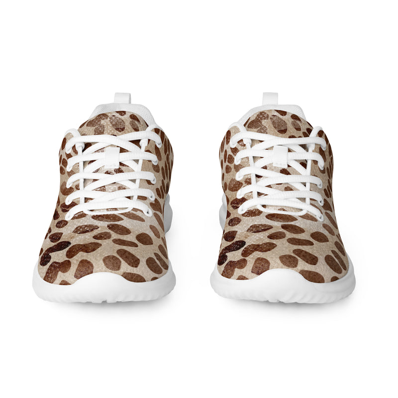 Leopard Print Athletic #173 - Front View | HA!LO Canvas Sneakers