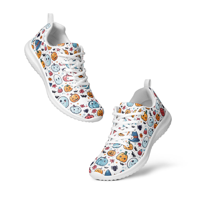Cute Animal Doodle Athletic #191 - Top Down View | HA!LO Canvas Sneakers