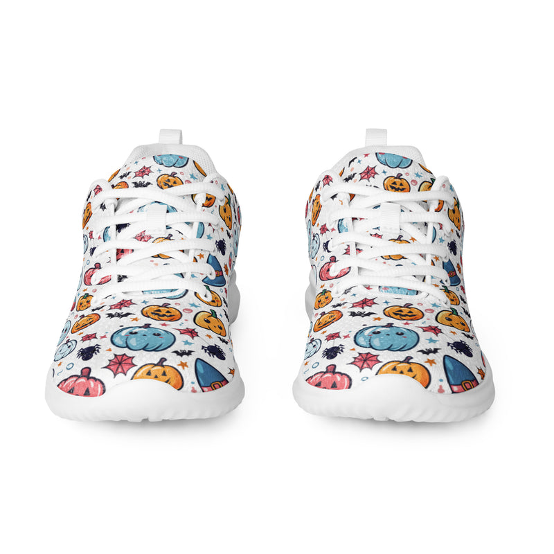 Cute Animal Doodle Athletic #191 - Front View | HA!LO Canvas Sneakers