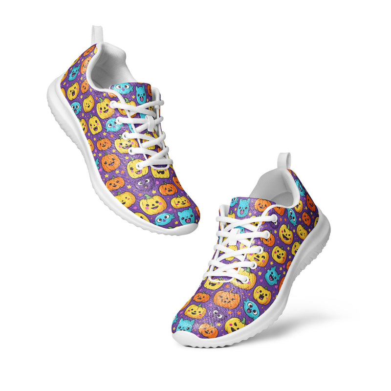 Emoji Smiley Athletic #192 - Top Down View | HA!LO Canvas Sneakers