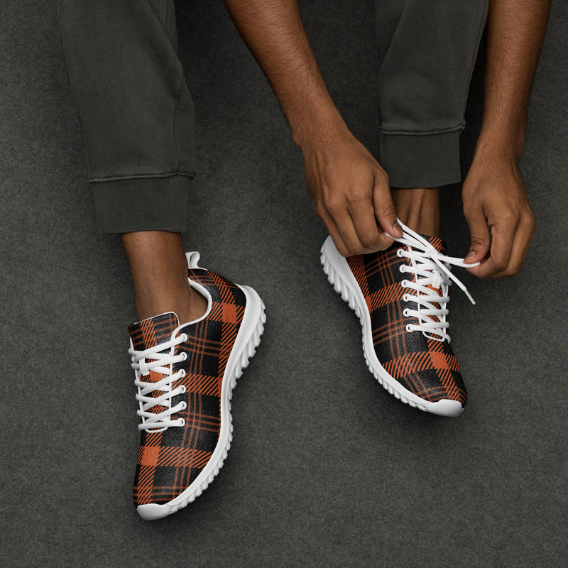 Autumn Tartan Athletic #193 - Opposite Side | HA!LO Canvas Sneakers
