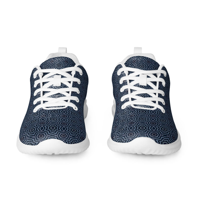 Navy Texture Athletic #251 - Front View | HA!LO Canvas Sneakers
