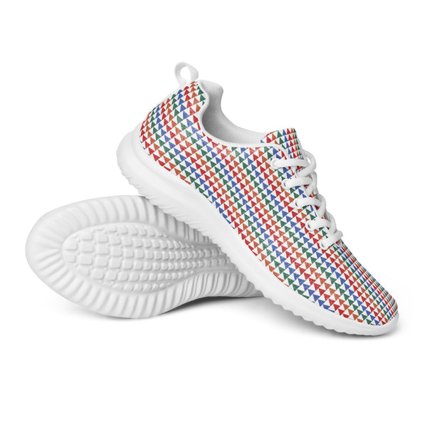 HA!LO Rainbow Stripe Thin — Men's Canvas Athletic Sneaker