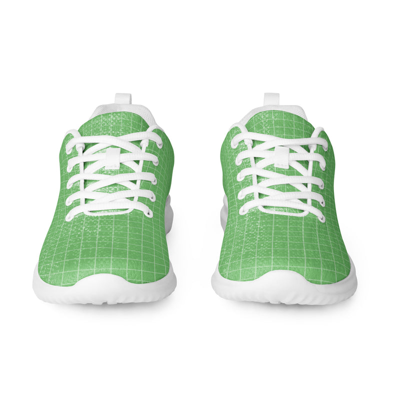Green Solid Athletic #267 - Front View | HA!LO Canvas Sneakers
