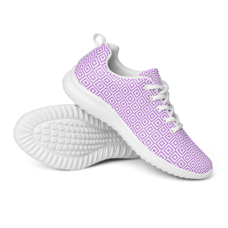 Purple Diamond Athletic #273 - Canvas High Top Sneakers | HA!LO