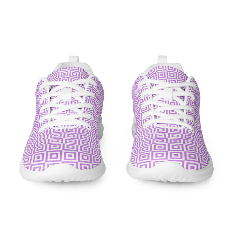 Purple Diamond Athletic #273 - Front View | HA!LO Canvas Sneakers