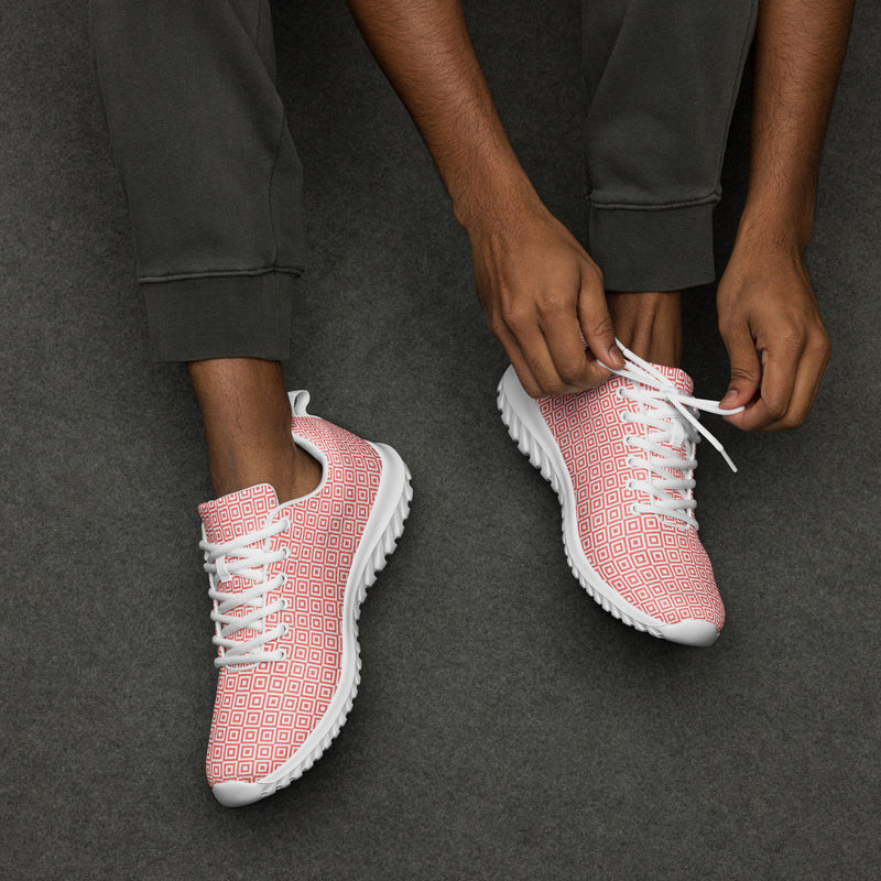 Coral Diamond Athletic #274 - Opposite Side | HA!LO Canvas Sneakers