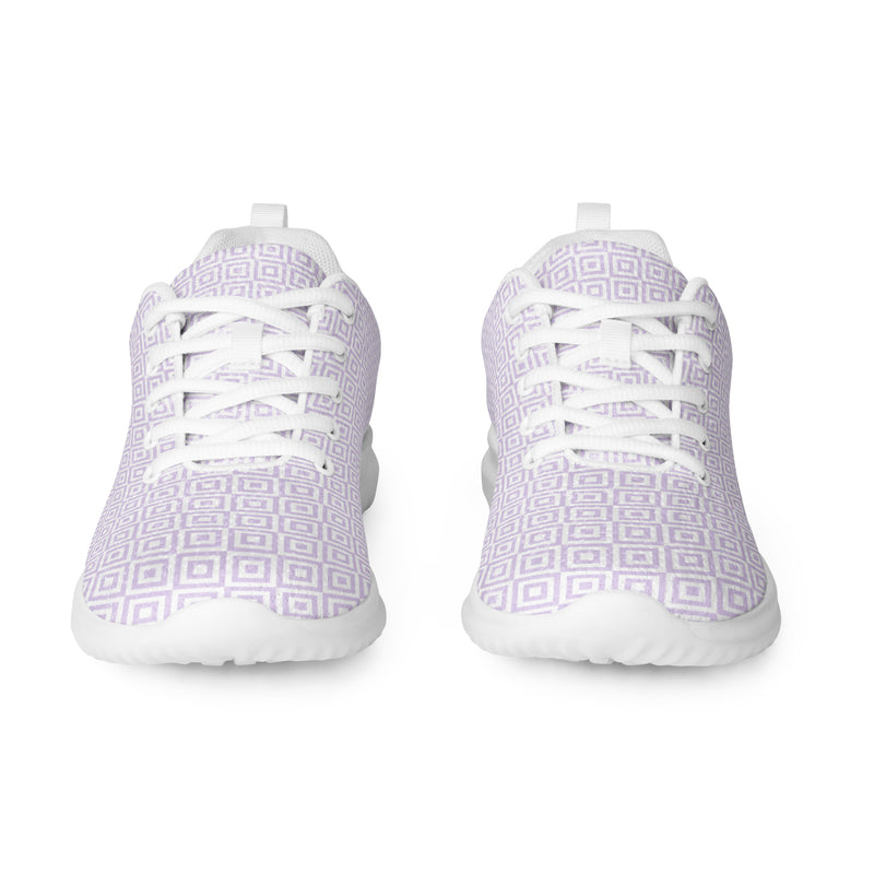 Lavender Diamond Athletic #277 - Front View | HA!LO Canvas Sneakers