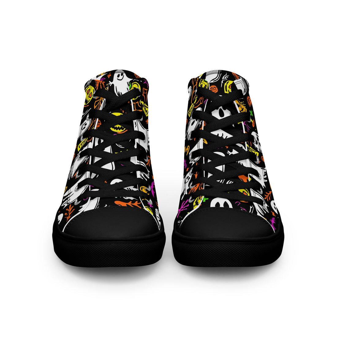 Men's Halloween Ghost Bash High Top Sneakers 324 - ShipSneakers.com